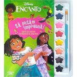 Encanto. Sa pictam impreuna! Carte de colorat cu pensula si acuarele, editura Litera