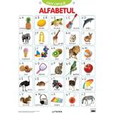 Plansa: Descopera! Alfabetul limbii romane, editura Litera