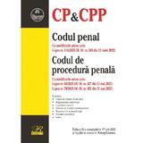 Codul penal. Codul de procedura penala Ed.35 Act.17 iulie 2025 - Petrut Ciobanu, editura Rosetti