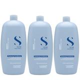 Pachet 3 x Balsam Densificator - Alfaparf Milano Semi di Lino Density Thickening Conditioner, 1000 ml