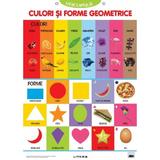 Plansa: Descopera! Culori si forme geometrice, editura Litera