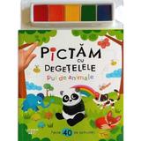 Pictam cu Degetelele. Pui de Animale