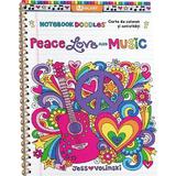 Peace, Love and Music. Carte de colorat si activitati - Jess Volinski, editura Unicart