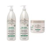 Pachet pentru Par Deteriorat si Slabit - Il Salone Professional Keratin: Shampoo 1000 ml, Balsam 1000 ml, Masca 500 ml