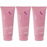 Pachet 3 x Balsam Hidratant fara Clatire pentru Par Uscat - Alfaparf Milano Semi Di Lino Moisture Nutritive Leave-in Conditioner, 200 ml