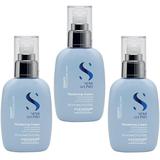 Pachet 3 x Crema Leave-in Densificatoare - Alfaparf Milano Semi di Lino Density Thickening Leave-in Cream, 125 ml