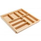 Suport organizare tacamuri Customi, extensibil 600-1000 mm, pentru latime exterioara corp 500 mm, fag