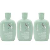 Pachet 3 x Sampon Purifiant Antimatreata - Alfaparf Milano Semi Di Lino Scalp Rebalance Purifying Low Shampoo, 250 ml