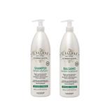 Pachet pentru Par Deteriorat si Slabit - Il Salone Milano Professional Keratin: Sampon 1000 ml, Balsam 1000 ml