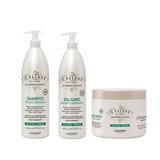 Pachet pentru Par Deteriorat si Slabit - Il Salone Milano Professional Keratin: Sampon 1000 ml, Balsam 1000 ml, Masca 500 ml