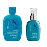 Pachet pentru Par Cret sau Ondulat - Alfaparf Milano Semi di Lino Curls: Sampon 250 ml, Crema 125 ml