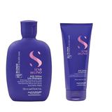 Pachet pentru Neutralizarea Tonurilor de Galben - Alfaparf Milano Semi di Lino Anti-Yellow: Sampon 250 ml, Balsam 200 ml