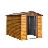 Magazie de gradina depozitare XL HW608 - 195 x 236 x 209 cm maro