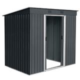  Magazie de gradina depozitare XL YF67 - 4,2m³ - 131 x 236 x 190 cm antracit