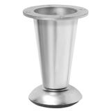 Picior pentru mobilier D-780, finisaj aluminiu GT, H:107 mm