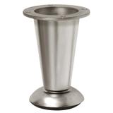 Picior pentru mobilier D-780, finisaj nichel satin GT, H:107 mm