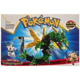 Set de constructie Pokemon - James si Meow Meow vs. Rayquaza, 315 piese