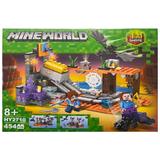 Set de constructie Minecraft World, 3 moduri de constructie, 454 piese