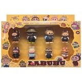 Set 8 figurine Labubu, 5-7 cm, Multicolor