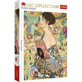 Puzzle 1000. Gustav Klimt: Doamna cu evantai