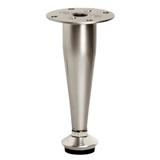 Picior pentru mobilier D-03, finisaj nichel satin GT, H:100 mm