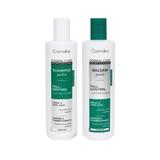 Set Profesional Cosmaline anti caderea parului, Sampon 500 ml si Balsam 500 ml Cosmal Cure, cu cafeina