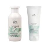 Pachet pentru Par Cret si Ondulat - Wella Professionals Nutricurls: Sampon 250 ml, Balsam 200 ml
