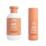 Pachet Intens Nutritiv pentru Par Uscat si Deteriorat - Wella Professionals Invigo Nutri-Enrich: Sampon 300 ml, Balsam 150 ml