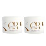 Pachet 2 x Masca pentru Par Neted si Stralucitor - Wella Professionals Oil Reflections, 500 ml