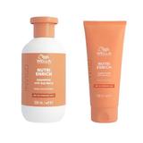 Pachet Intens Nutritiv pentru Par Uscat si Deteriorat - Wella Professionals Invigo Nutri-Enrich: Sampon 300 ml, Balsam 200 ml