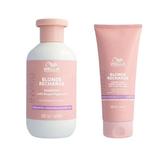 Pachet cu Pigment Violet pentru Neutralizarea Tonurilor de Galben - Wella Professionals Invigo Blonde Recharge: Sampon 300 ml, Balsam 200 ml