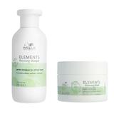 Pachet Revitalizant pentru Toate Tipurile de Par - Wella Professionals Elements Renewing: Sampon 250 ml, Masca 150 ml