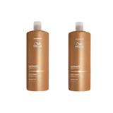 Pachet 2 x Sampon Hidratant pentru Par Uscat si Lipsit de Stralucire cu Squalan & Omega 9 - Wella Professionals Ultimate Smooth cu Efect Anti-electrizare, 1000 ml
