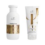 Pachet pentru Par Neted si Stralucitor - Wella Professionals Oil Reflections Luminous: Sampon 250 ml, Balsam 200 ml