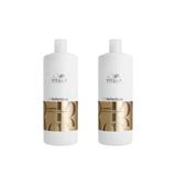 Pachet 2 x Sampon pentru Par Neted si Stralucitor - Wella Professionals Oil Reflections Luminous Reveal, 1000 ml
