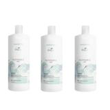 Pachet 3 x Sampon pentru Parul Cret - Wella Professionals Nutricurls Micellar Shampoo for Curls,1000 ml