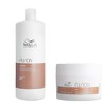 Pachet de Reparare pentru Par Deteriorat - Wella Professionals Fusion: Sampon 1000 ml, Masca 150 ml