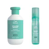 Pachet pentru Par Lipsit de Volum - Wella Professionals Invigo Volume Boost: Sampon 300 ml, Spray 150 ml