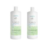 Pachet 2 x Sampon Vegan pentru Scalp Uscat si Sensibil - Wella Professionals Elements Calming Shampoo, 1000 ml