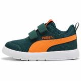 Pantofi sport copii Puma Courtflex V3 Mesh Inf Clyde Royal-puma W 39808609, 19, Verde
