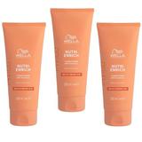 Pachet 3 x Balsam Intens Nutritiv pentru Par Uscat si Deteriorat - Wella Professionals Invigo Nutri-Enrich, 200 ml