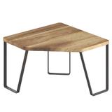 Etajera York de colt, din lemn de acacia, 25x25x16 cm