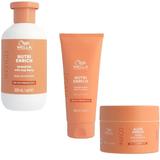 Pachet Intens Nutritiv pentru Par Uscat si Deteriorat - Wella Professionals Invigo Nutri-Enrich: Sampon 300 ml, Balsam 200 ml, Masca 150 ml