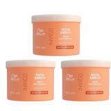 Pachet 3 x Masca Intens Nutritiva pentru Par Uscat si Deteriorat- Wella Professionals Invigo Nutri-Enrich, 500 ml