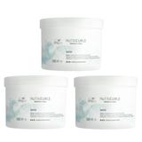 Pachet 3 x Masca Hidratanta pentru Parul Cret si Ondulat - Wella Professionals Nutricurls Deep Treatment for Waves & Curls, 500 ml