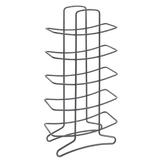 Suport, stativ pentru 15 sticle de vin, Bottle-Tower Lava, finisaj negru mat, 27x11x56 cm