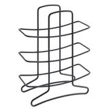 Suport, stativ pentru 9 sticle de vin, Bottle-Tower Lava, finisaj negru mat, 27x11x36 cm