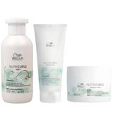 Pachet pentru Par Cret si Ondulat - Wella Professionals Nutricurls: Sampon 250 ml, Balsam 200 ml, Masca 150 ml