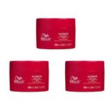Pachet 3 x Masca de Reparare Intensiva cu AHA & Omega 9 pentru Par Deteriorat - Wella Professionals Ultimate Repair Mask, 150 ml