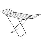 Uscator de rufe clasic, Vulcano Onyx, pliabil, negru, 18 m